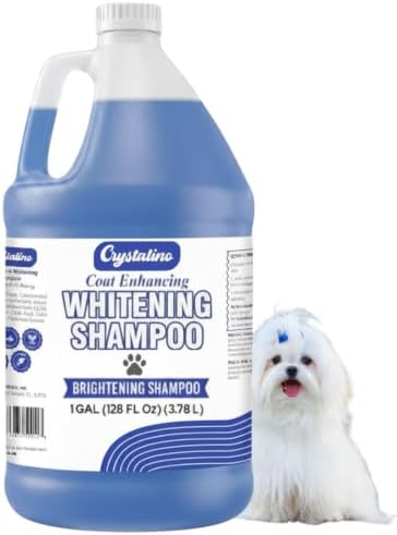 (1 Gallon) Dog Whitening Shampoo for White Dogs, Purple Dog Shampoo Whitening for Dogs White Coat, Blueberry Facial, para Perros Blancos by Unknown
