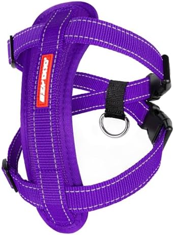 EzyDog Chest Plate No Pull Dog Harness, Escape Proof - Medium, Purple by EzyDog