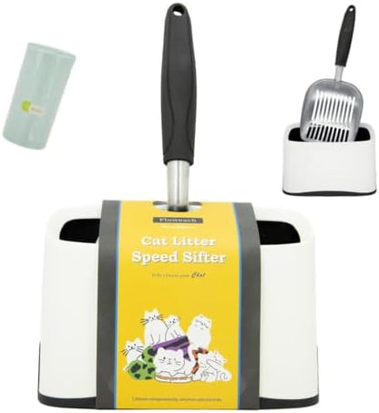 Heavy-Duty Cat Litter Scoop with Holder&Litter Bags by Unknown
