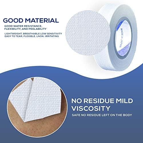 Ear Tape for Dogs 5 Pack with Dog Ear Cleaner Cotton Swabs, Self Adhesive Cotton Tape for Dog Ear Protection and Support, Ear Care Set for Dogs (Tape Width_0.5 inch(12mm)) - Image 5