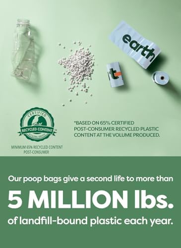 Earth Rated Dog Poop Bags on Refill Rolls, 280 Bags, Peach & Lotus - Image 6