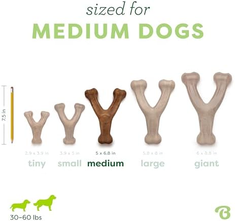 Benebone Wishbone Durable Dog Chew Toy for Aggressive Chewers, Real Bacon, Made in USA, Medium - Image 4