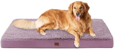 EHEYCIGA Orthopedic Dog Bed Extra Large with Removable Washable Cover, 44IN by EHEYCIGA