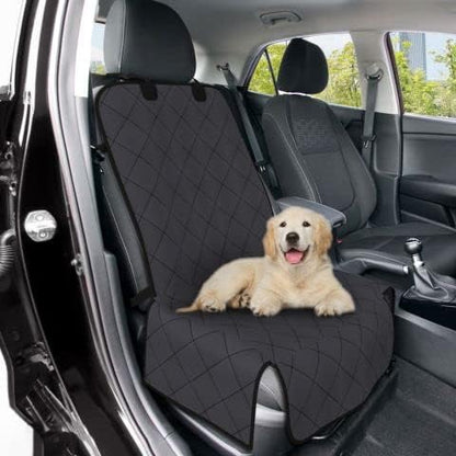 Covers & All Dog Car Front Seat Cover, 260 GSM, Made of Water-Repellent, Tear-Resistant Polyester Fabric, Layered with a 160 GSM Anti-Skid Material (Charcoal Gray, 24" H X 20" W X 20" D)