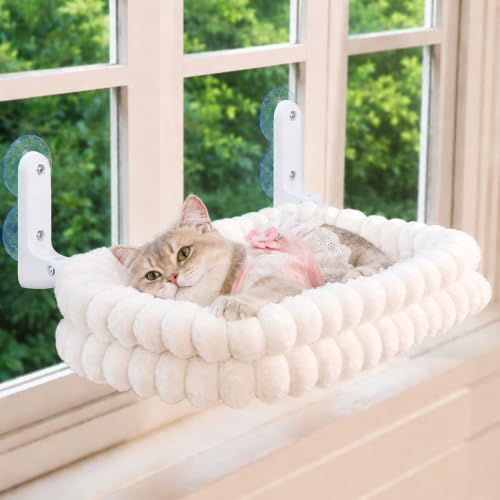 CHEERPALS Cloud Cat Window Perch for Indoor Cats Hammock Bed Foldable by CHEERPALS