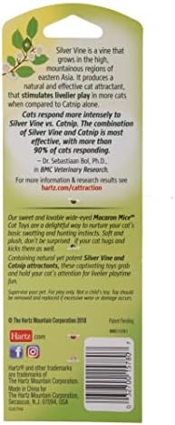 Cattraction with Silver Vine & Catnip Macaron Mice - 2 Pack,All Breed Sizes - Image 3
