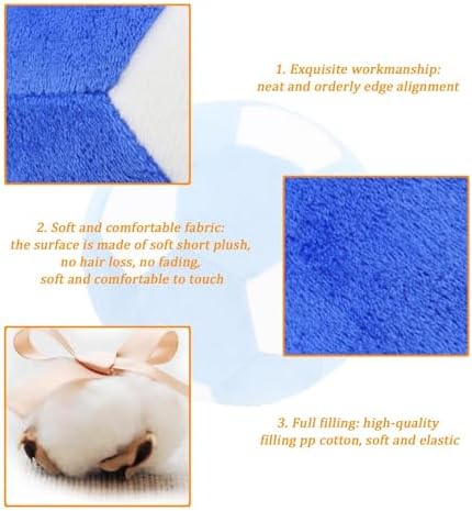 Plush Dog Toys Soccer Ball,7.1 Inch for Interactive Training - Image 4