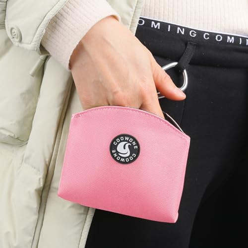 Dog Treat Pouch Magnetic Closure Small Dog Training Treat Pouch Pocket Sized Small Dog Treat Pouch with Clip (Pink) - Image 6