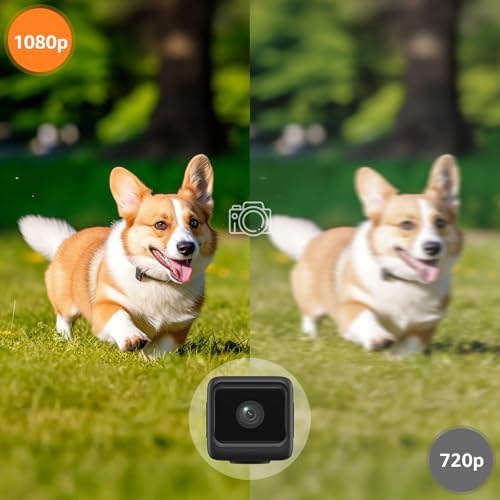 2026 Upgrade Small Security Camera 2.4G WiFi Only Wireless Camera 1080P Mini Nanny Cam for Baby Pet Auto Night Vision 1600mAh Battery Indoor Cameras Motion Detection for Home Security - Image 4