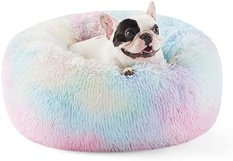 Bedsure Calming Small Dog Bed Donut Washable Cat＆Puppy Bed,23 inches by Unknown