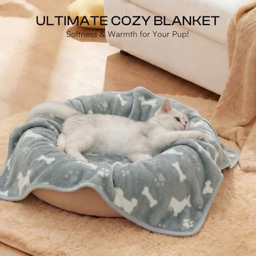 Luciphia Dog Blanket 3 Pack, Soft Cozy Fleece Throw for Puppy Cat,23"x16" - Image 4