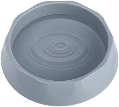 Oak & Tail Slow Feeder Dog Bowl with Removable Silicone Insert, 2-in-1 Pet Food Water Bowl, Anti-Gulping Design for Healthy Eating, Gray, Green