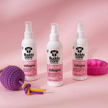 Buddycare Dog Perfume - Baby Fresh Dog Cologne Spray (200ml) - Dog Spray Deodorizer Perfume for Smelly Dogs - Refreshing Scented Grooming Solution - Pet Odor Eliminator and Freshener - Image 4