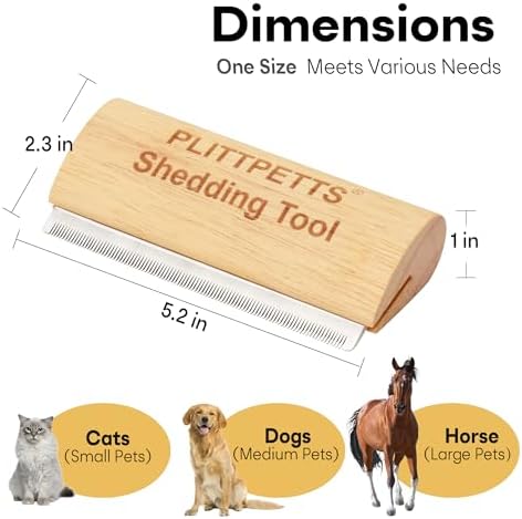Dog Brush for Shedding, Deshedding Grooming Tool for Dogs, Cats - Image 2