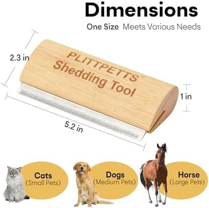 Dog Brush for Shedding, Deshedding Grooming Tool for Dogs, Cats - Image 2