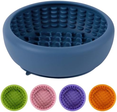Dog Slow Feeder Lick Bowl, Freeze Lick Mat with Suction Cup by ZOURYNUA