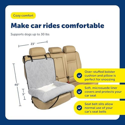 PetSafe Happy Ride Car Dog Bed, Gray - Image 5