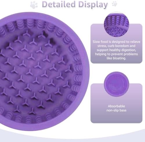 Dog Slow Feeder Lick Bowl, Freeze Lick Mat with Suction Cup - Image 6