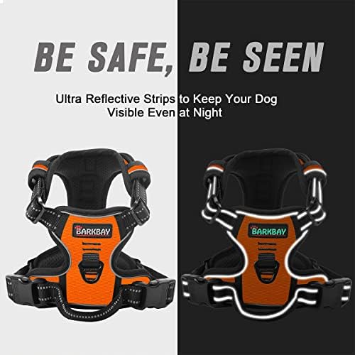 BARKBAY Dog Harness No Pull for Medium Sized Dog Front Back Clips,Dog Vest - Image 5