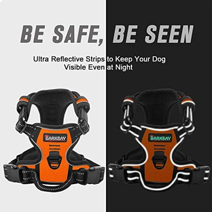 BARKBAY Dog Harness No Pull for Medium Sized Dog Front Back Clips,Dog Vest - Image 5