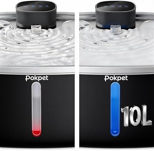 Cat Dog Water Fountain, Stainless Wireless Pet Water Bowl - Image 6