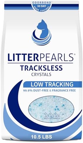 Litter Pearls TracksLess Low-Tracking 30-Day Odor Control Litter 10.5lbs by LitterPearlsCatLitter