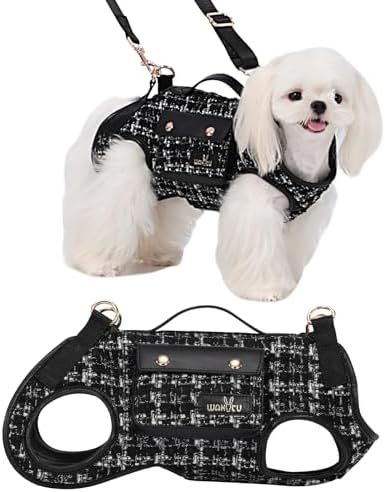 Wakytu Dog Lift Harness Dog Carrier Sling for Small Dogs & Cats,M by Petshome