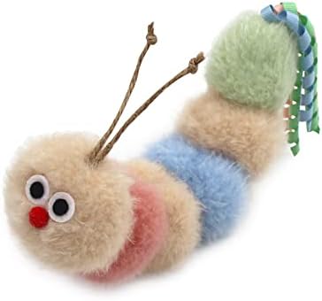 Jumpaws Interactive Natural Catnip Toy, with Rattle, Bite Resistant, for All Ages Indoor Cat, Shape of Caterpillar, Kitten Toy (Large/ 1 Pack/Cat Kicker) - Image 6