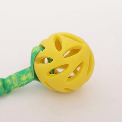 Dog Ball On a Rope Dog Toy, Dog Rope Toys with Handle for Tug, Tug Ball Toy for Small Medium Large Dogs Ideal for Interactive Dog Training and Dogs of All Ages | 45cm (18inches) in Size