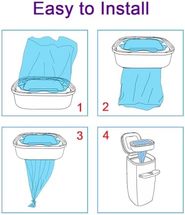 8 Pack Cat Litter Refill Bags Cartridge Compatible with Genie Cat Litter Standard and Plus Pails - Image 4