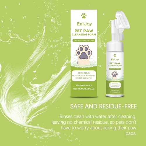 Dog Paw Cleaner Foam for Dogs & Cats, No-Rinse Waterless Paw Wash - Image 4