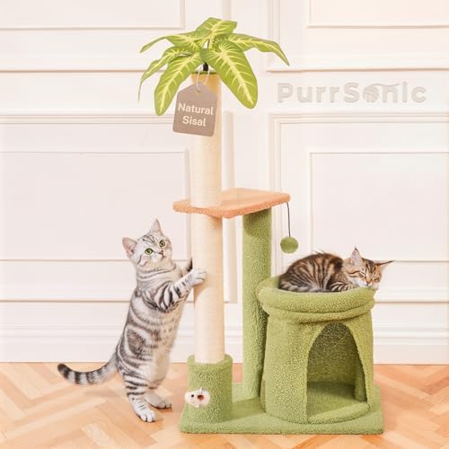 Cat Tree Tower with Scratching Post Bed Condo for Indoor Kitten by Unknown