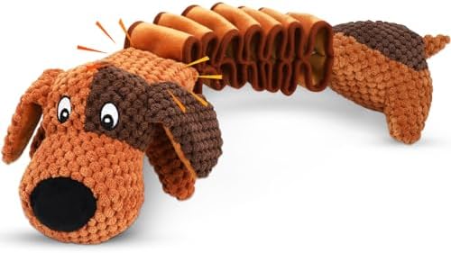Squeaky Plush Dog Toys for Large Dogs with Squeaky and Crinkle Paper, Tug of War Pet Toys for Dogs, Interactive Pull Puppy Chew Toys for Small, Medium and Large Dogs by Homounter