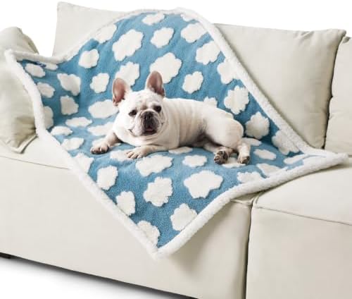 LE SURE Waterproof Dog Blankets for Medium Dogs Cute 3D Jacquard,30x40 by Lesure