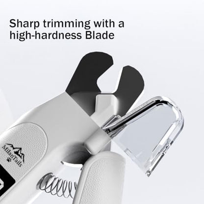 2-in-1 Dog Nail Clipper and Grinder with LED Light, USB Rechargeable Quiet Electric Pet Nail Trimmer for Dogs and Cats with Safety Guard - Image 3