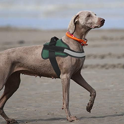 Dog Harness, No-Pull Reflective Dog Vest, Breathable Adjustable Pet Harness with Handle for Outdoor Walking - No More Pulling, Tugging or Choking (Dark Green, S) - Image 5