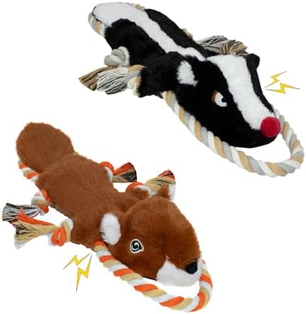 No Stuffing Rope 2-Pack Dog Toys, Chew Toys for Medium, Large Pets by Unknown