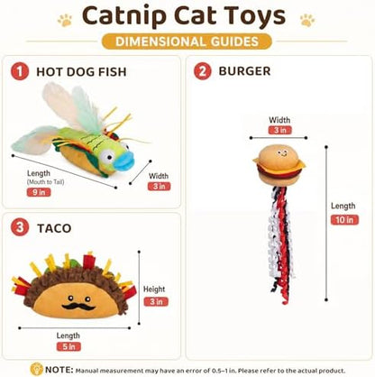 Hollypet 3 PCS Cat Feather Catnip Toys for Indoor Cats with Crinkle Ribbons - Image 2