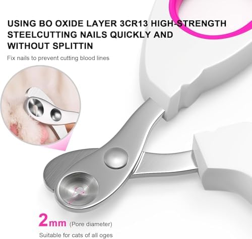 Cat Nail Clippers, Cat Claw Trimmers, Suitable for Small Animals - Image 3