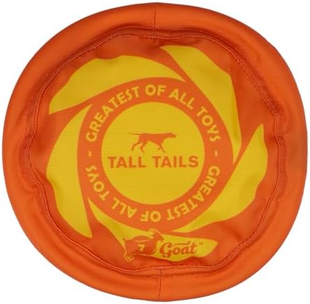 Tall Tails G.O.A.T. Greatest of All Toys Sport Flyer Fetch Toy for Dogs, Medium by TallTails