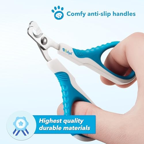 BOSHEL Cat Nail Clipper - Razor-Sharp & Angled Cat Clippers for Nails with Comfy Grip Handles. Lightweight & Safe Grooming Solution - Ideal for Smaller Pets - Image 3