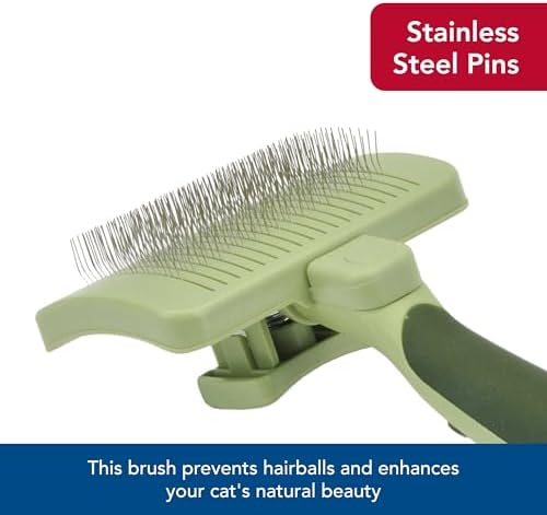 Coastal Pet Safari - Cat Self-Cleaning Slicker Brush - Cat Grooming Supplies - Image 6