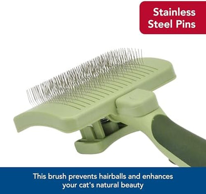 Coastal Pet Safari - Cat Self-Cleaning Slicker Brush - Cat Grooming Supplies - Image 6