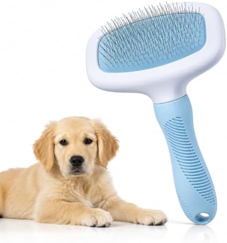 Slicker Brush for Grooming - Slicker Brush for Dogs and Cats can act as Deshedding Pet Tool for Healthy Coat Maintenance and Suitable for Short and long Haired Dogs and Cats by Unknown