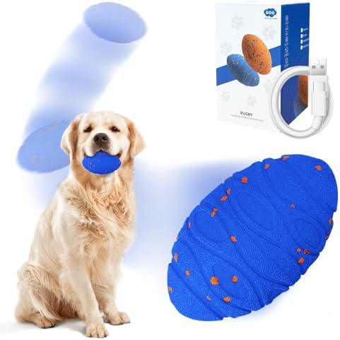 Dolita Interactive Dog Toy 2 Modes Tough Chewers Dog Ball, Smart Automatic Rolling Ball, E-TPU Material for Aggressive Chewers, Large/Medium Dogs by dolitacordlesslamp