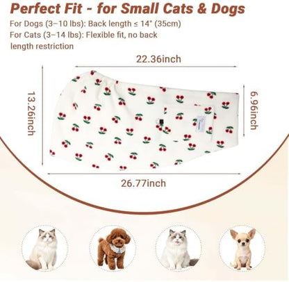 Hands-Free Cat Sling Carrier for Small Dogs & Cats, Soft Fleece - Image 3