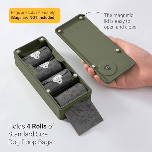 SVD.PET Dog Poop Bag Dispenser, Wall Mount Pet Waste Bag Dispenser Station - Image 2