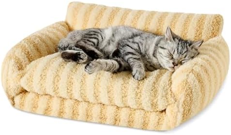 Hollypet Cat Bed Small Dog Orthopedic Couch Beds for Pets up to 13 lbs by Hollypet