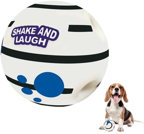 Glow in The Dark Dog Toys Ball, M, 3.46 in (8.8 cm) by SHAKEANDLAUGH