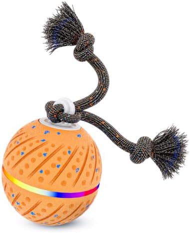 Smart Interactive Dog Toys Ball for Aggressive Chewers Medium Large,E-TPU by Sankell